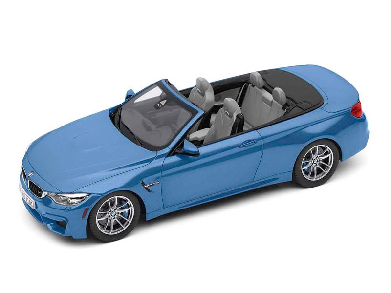 BMW M4 Convertible (F83), 1:18 scale.