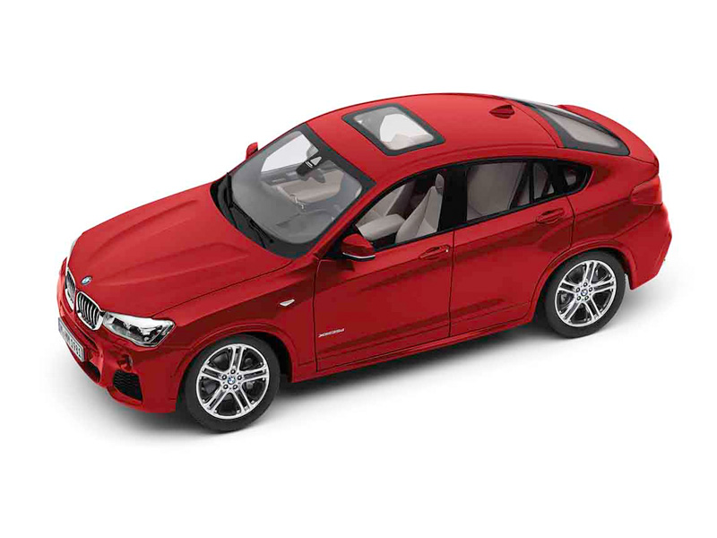 BMW X4 (F26), 1:18 scale. 1:43 scale.